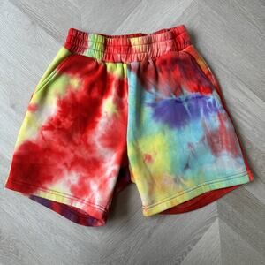 Roma Concept by Rosee Tie Dye Lounge Sweat Shorts M Medium